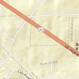 Smiths Station Alabama Street Map