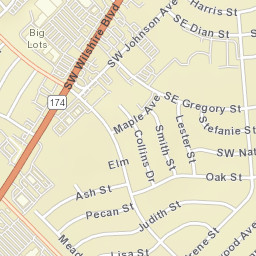 124 Northwest Summercrest Boulevard, Burleson, TX Street Map