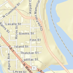 Shreveport, Louisiana Street Map