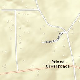 Prince Crossroads Alabama Street Map