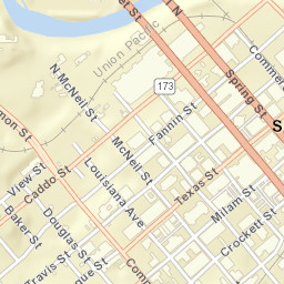 601-619 Market Street, Shreveport, LA Street Map