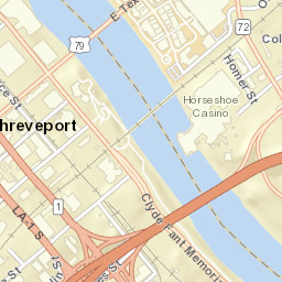 306-398 Crockett Street Shreveport LA Street Map