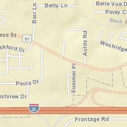 Interstate 20, West Monroe, LA 71292, USA Street Map