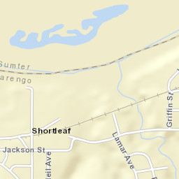 Shortleaf Alabama Street Map