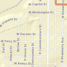 Demopolis Alabama Street Map