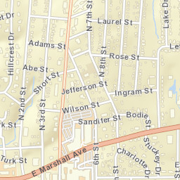 1300 North 6th Street, Longview, TX Street Map