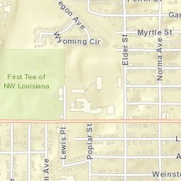 2600-2620 Ashton Street, Shreveport, LA Street Map