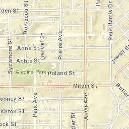 1636-1642 Garden Street, Shreveport, LA Street Map