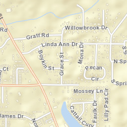 Springdale Alabama Street Map
