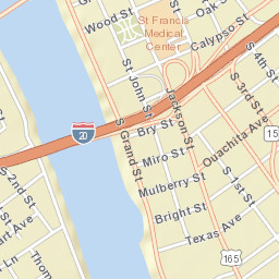 300-498 South Grand Street, Monroe, LA  Street Map