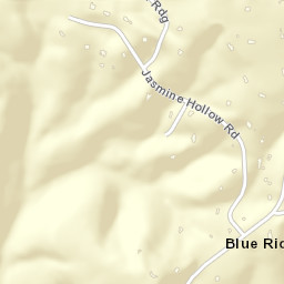 Blue Ridge Alabama Street Map