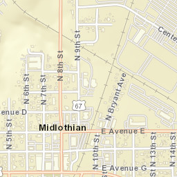 132 West Main Street, Midlothian, TX 76065 Street Map