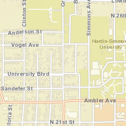 2299 Hickory Street Abilene TX 79601 Street Map