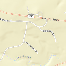 3800 Tin Top Hwy Granbury TX Street Map