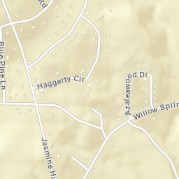 Azalea Woods Estates Alabama Street Map