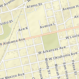 1109 West Alabama Avenue, Sweetwater, TX Street Map