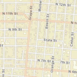 1601-1699 North 5th Street, Abilene, TX Street Map