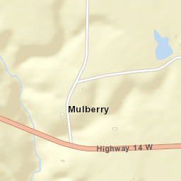 Mulberry Alabama Street Map