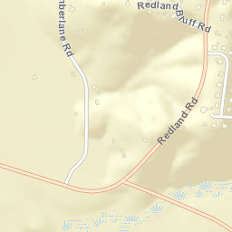 Redland Bluffs Alabama Street Map