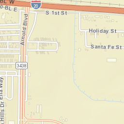 6034 Santa Fe Street, Abilene, TX 79605 Street Map