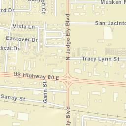 100-198 Gann Street Abilene TX Street Map
