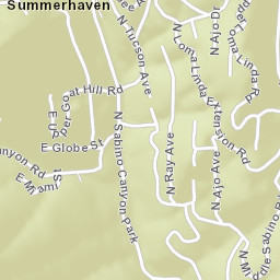 Summerhaven Arizona Street Map