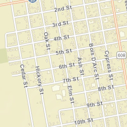 306-398 Hickory Street Roscoe TX Street Map