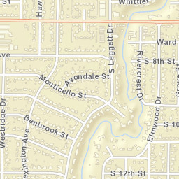 3400-3448 South 12th Street Abilene Street Map