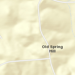 Old Spring Hill Alabama Street Map