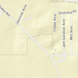 Ellawhite Alabama Street Map