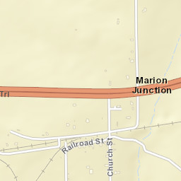 Marion Junction Alabama Street Map