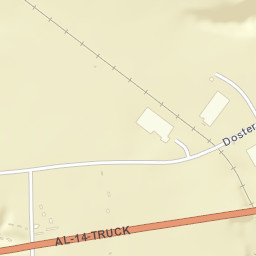 Dosterville Alabama Street Map