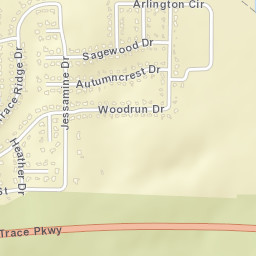 368-484 E Jackson St Ridgeland MS Street Map