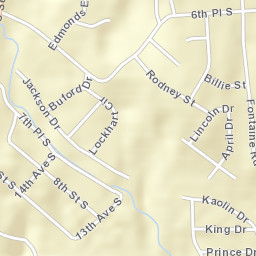 Fontaine Village Alabama Street Map