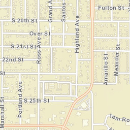 1900-1998 Over Street Abilene TX Street Map