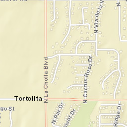 Tortolita Arizona Street Map