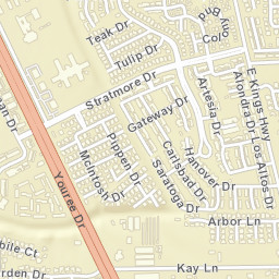 274-298 Stratmore Drive, Shreveport, LA Street Map