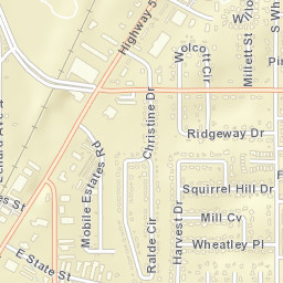 623-625 Ralde Cir Ridgeland MS Street Map