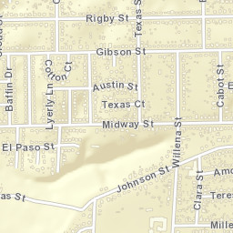 Highland Gardens Alabama Street Map