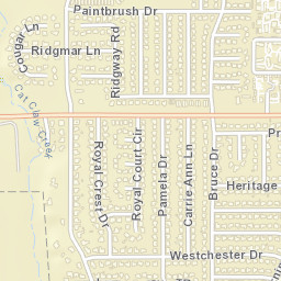 3743-3805 Rebecca Lane, Abilene, TX Street Map