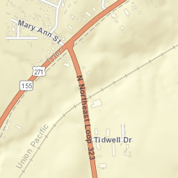 6504-6570 Highway 155, Tyler, TX 75708 Street Map