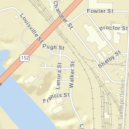 North Montgomery Alabama Street Map