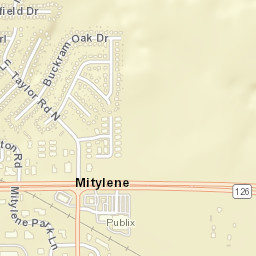 Mitylene Alabama Street Map