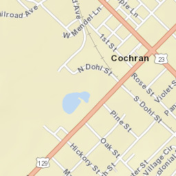 U.S. 129 Alternate, Cochran, GA 31014 Street Map