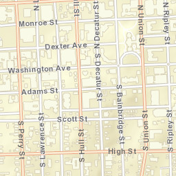 2-18 South Bainbridge Street Montgomery Street Map