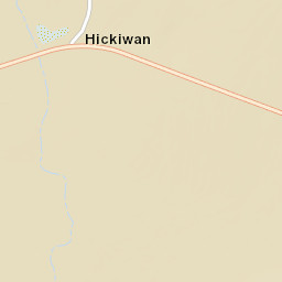 Hickiwan Arizona Street Map