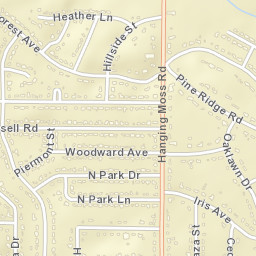 4211-4217 Meadowlane Dr Jackson Street Map