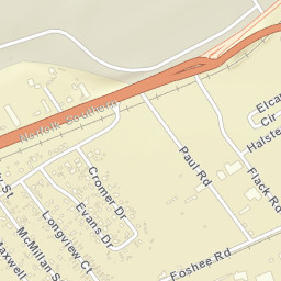 Brickdale Estates Alabama Street Map