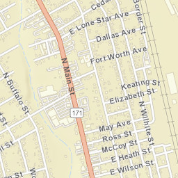 741 North Wilhite Street, Cleburne, TX Street Map