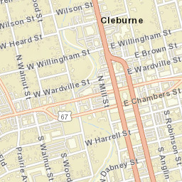 6-8 E Chambers St, Cleburne, TX 76033 Street Map